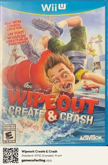 Wipeout: Create & Crash Nintendo Wii U, Canada box front