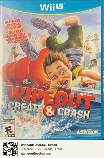 Wipeout: Create & Crash Nintendo Wii U, Canada box front