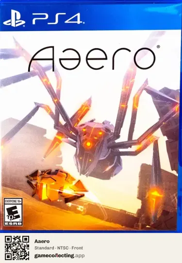 Aaero PlayStation 4, NTSC box front