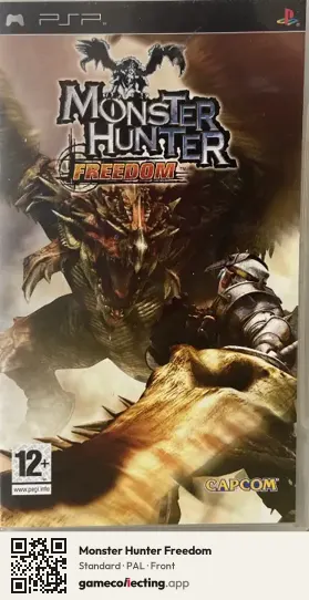 Monster Hunter Freedom PlayStation Portable, PAL box front