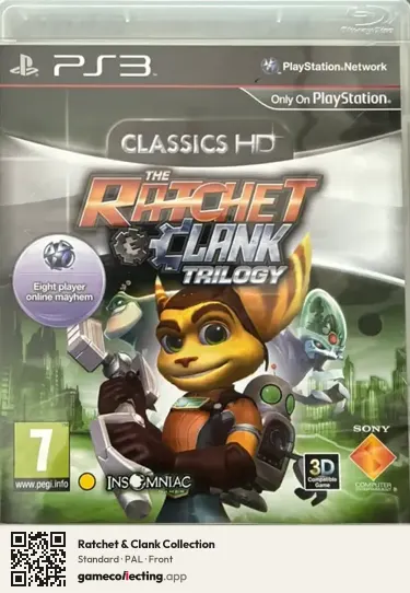 Ratchet & Clank Collection PlayStation 3, PAL box front