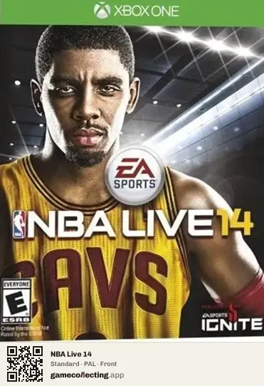 NBA Live 14 Xbox One, PAL box front