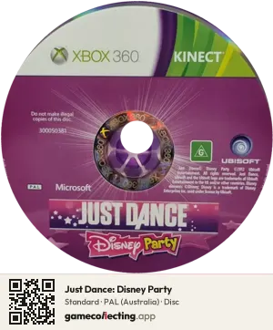 Just Dance: Disney Party Xbox 360, PAL disc
