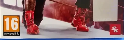 WWE 2K25, the PEGI square on its front