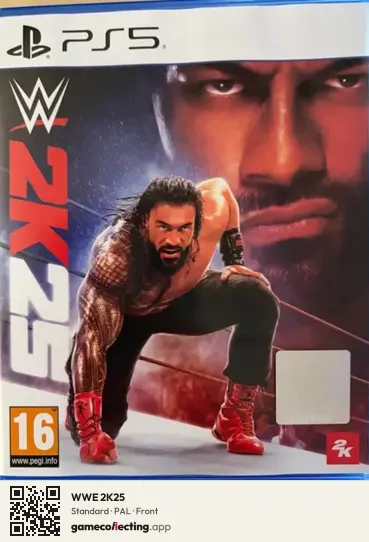 WWE 2K25 PlayStation 5, PAL box front