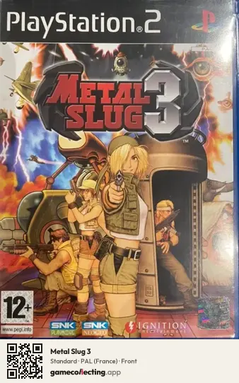Metal Slug 3 PlayStation 2, France box front