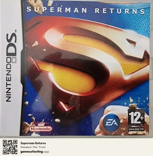 Superman Returns Nintendo DS, PAL box front