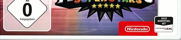 Mario Sports Superstars, the USK square on its front