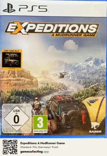 Expeditions: A MudRunner Game PlayStation 5, Germany box front