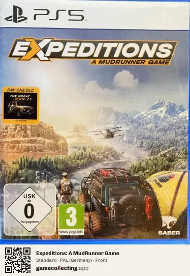 Expeditions: A MudRunner Game PlayStation 5, Germany box front