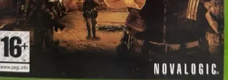 Delta Force: Black Hawk Down, the PEGI square on its front