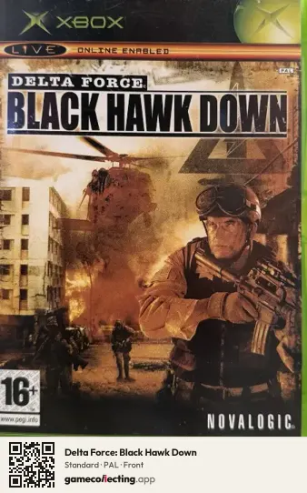 Delta Force: Black Hawk Down Xbox, PAL box front