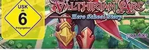 Valthirian Arc: Hero School Story, the USK square on its front
