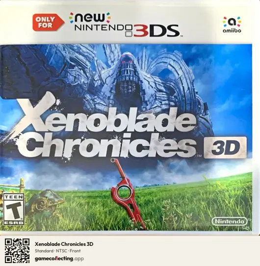 Xenoblade Chronicles 3D Nintendo 3DS, NTSC box front