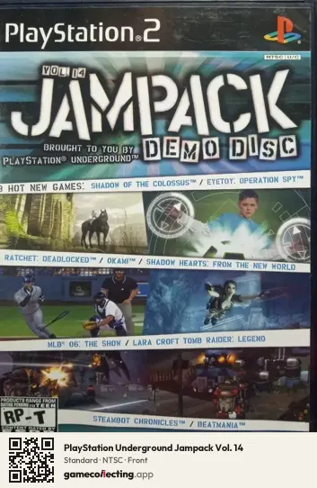 PlayStation Underground Jampack Vol. 14 PlayStation 2, NTSC box front