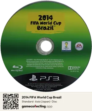 2014 FIFA World Cup Brazil PlayStation 3, Asia disc