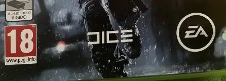 Battlefield 4, the PEGI square on its front