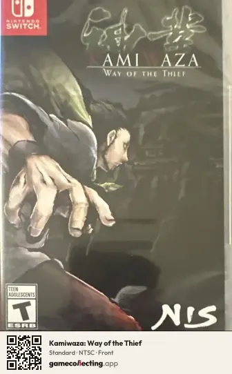 Kamiwaza: Way of the Thief Nintendo Switch, NTSC box front
