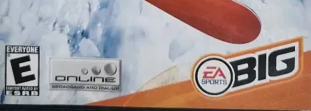 SSX 3, the ESRB box on its front