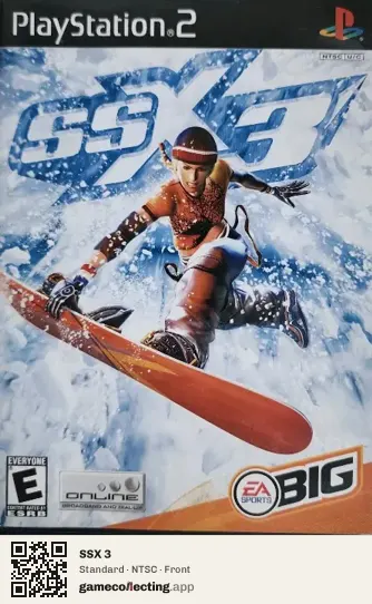 SSX 3 PlayStation 2, NTSC box front