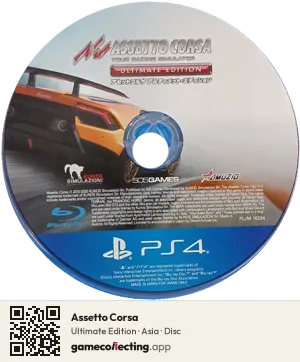 Assetto Corsa PlayStation 4, Asia disc