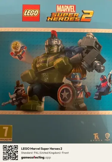 LEGO Marvel Super Heroes 2 PlayStation 4, United Kingdom box front