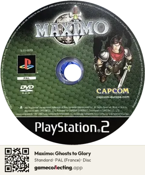 Maximo: Ghosts to Glory PlayStation 2, PAL disc