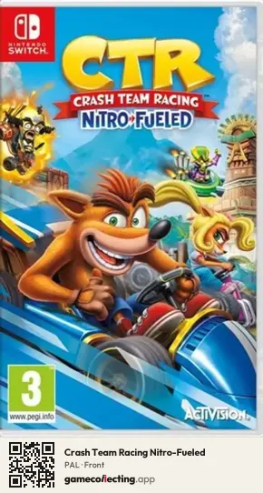 Crash Team Racing Nitro-Fueled Nintendo Switch, PAL box front