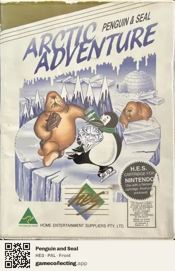 Penguin and Seal Nintendo Entertainment System, PAL box front