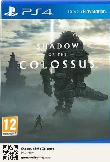 Shadow of the Colossus PlayStation 4, PAL box front
