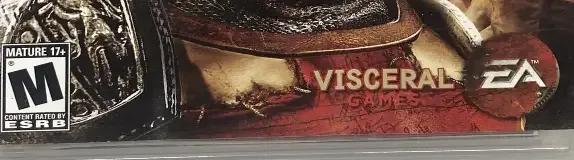 Dante's Inferno, the ESRB box on its front