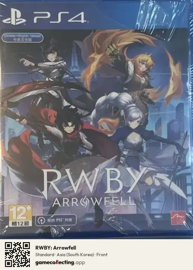 RWBY: Arrowfell PlayStation 4, South Korea box front