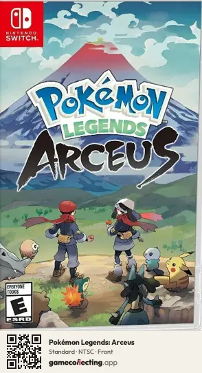 Pokémon Legends: Arceus Nintendo Switch, NTSC box front