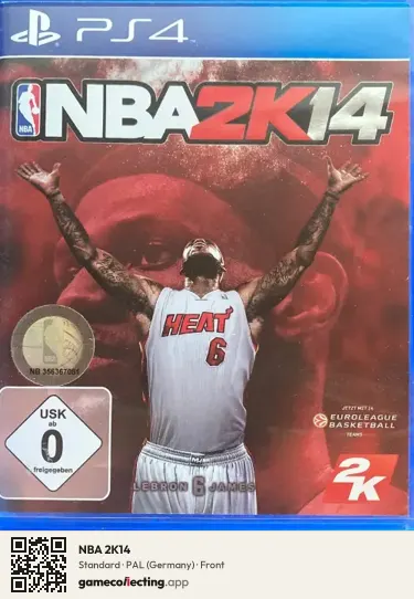 NBA 2K14 PlayStation 4, Germany box front