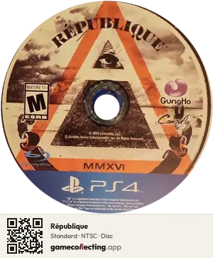 République PlayStation 4, NTSC disc