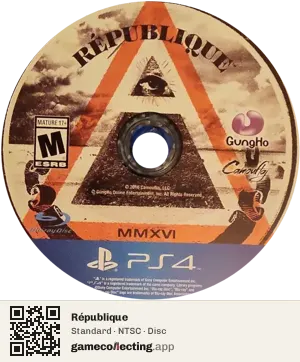 République PlayStation 4, NTSC disc