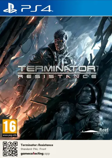 Terminator: Resistance PlayStation 4, PAL box front