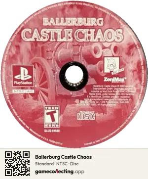 Ballerburg Castle Chaos PlayStation, NTSC disc