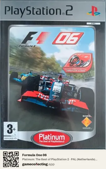 Formula One 06 PlayStation 2, Netherlands box front