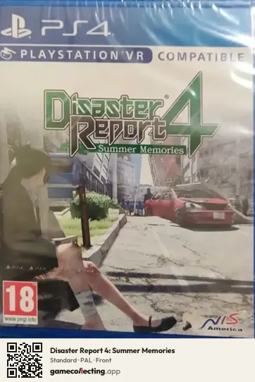 Disaster Report 4: Summer Memories PlayStation 4, PAL box front