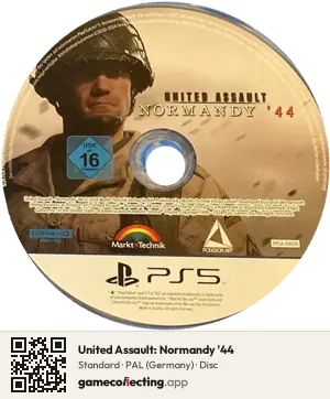 United Assault: Normandy '44 PlayStation 5, PAL disc