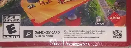 Hot Wheels Infinite Rush, the ESRB box on its front