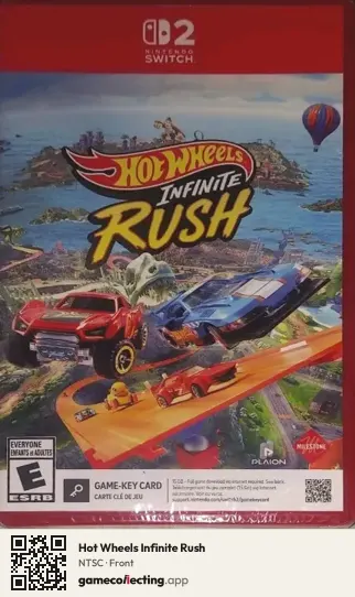 Hot Wheels Infinite Rush Nintendo Switch 2, NTSC box front