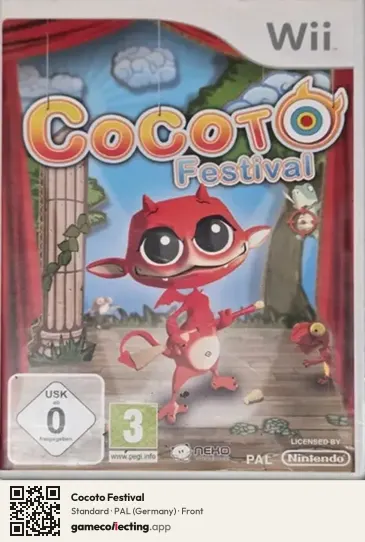 Cocoto Festival Nintendo Wii, Germany box front