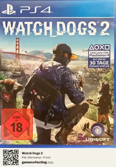 Watch Dogs 2 PlayStation 4, Germany box front