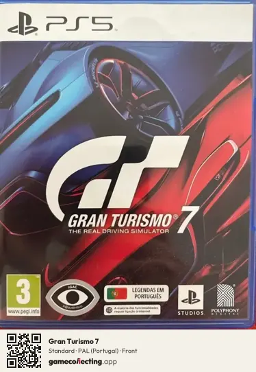 Gran Turismo 7 PlayStation 5, Portugal box front