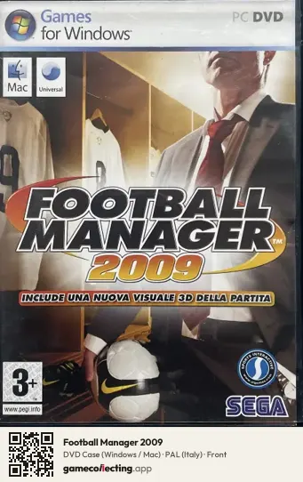 Football Manager 2009 Computer, Italy box front