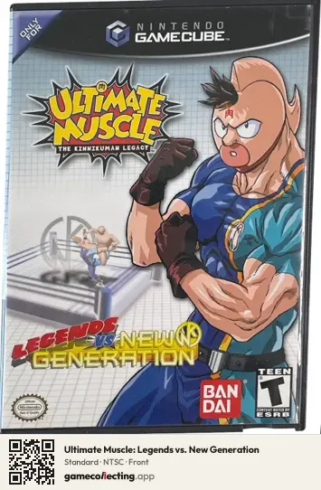 Ultimate Muscle: Legends vs. New Generation Nintendo GameCube, NTSC box front