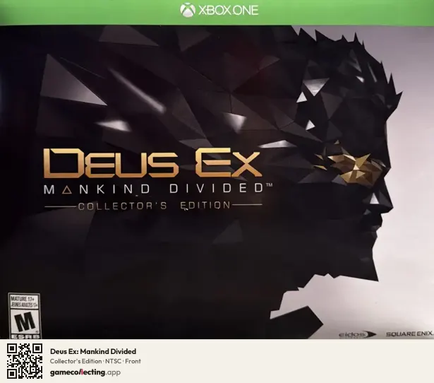 Deus Ex: Mankind Divided Xbox One, NTSC box front