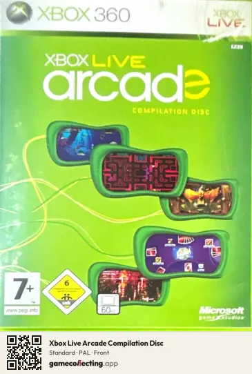 Xbox Live Arcade Compilation Disc Xbox 360, PAL box front